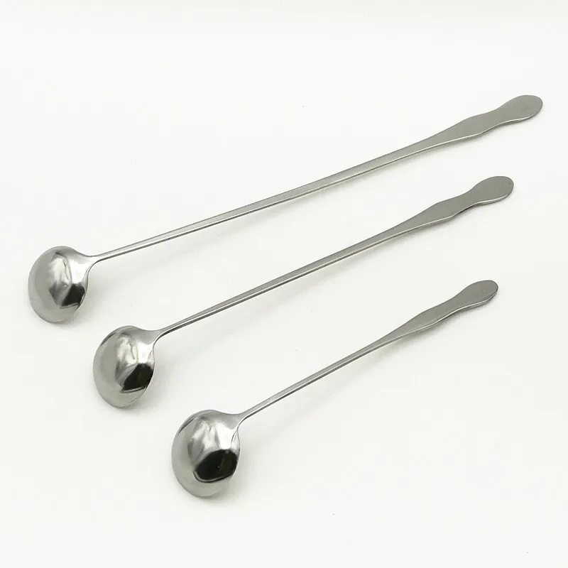 Микшерные ложки из нержавеющей стали с длинной ручкой столовая барная винтажная