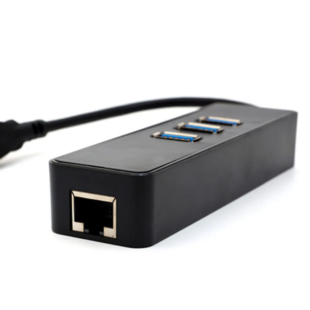 3 0 USB концентратор с адаптером питания кардридер порта внешний выключатель Ethernet