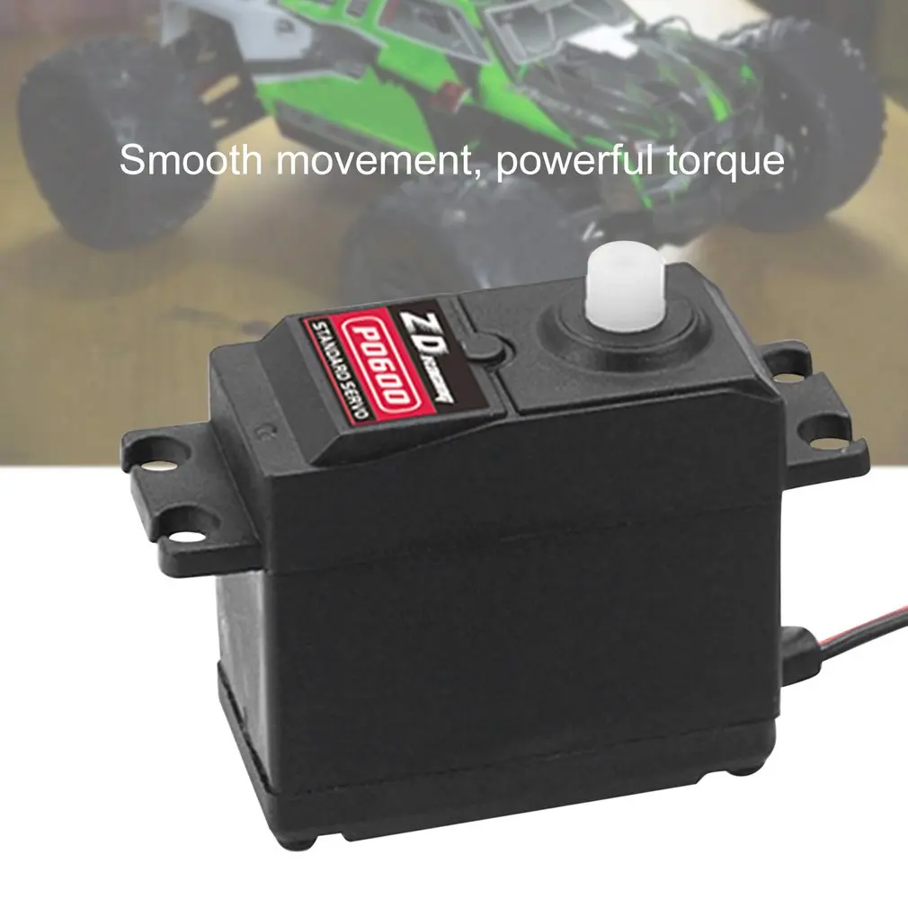 ZD Racing P0600 6 кг стандартная стальная шестерня полный CNC алюминиевый корпус Coreless Servo