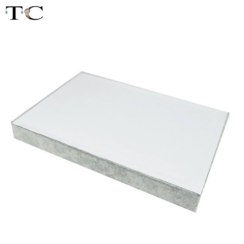 Коробка для хранения ювелирных изделий Кольцо Лоток демонстрации 35*24 см серый