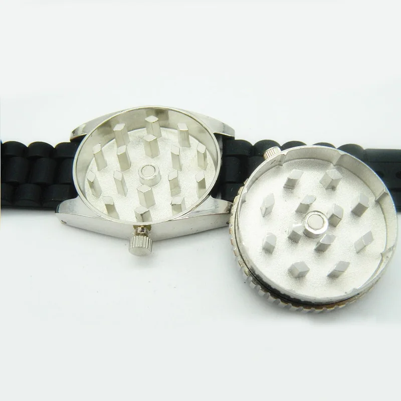 Металлические наручные часы травы Специи сигары Табак Точильщик курительная