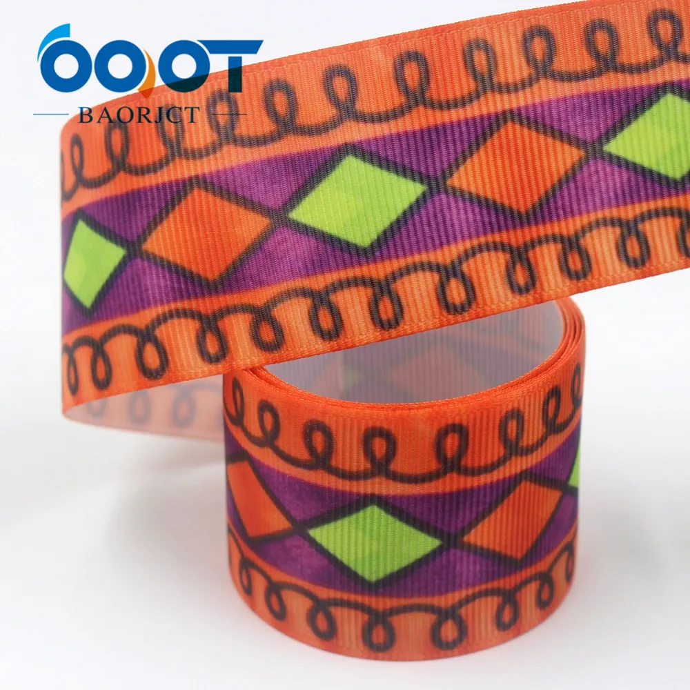 OOOT BAORJCT I 19703 1570 38 мм 10 ярдов мультфильм термопечать ленты grosgrain ремесла Лук cap DIY
