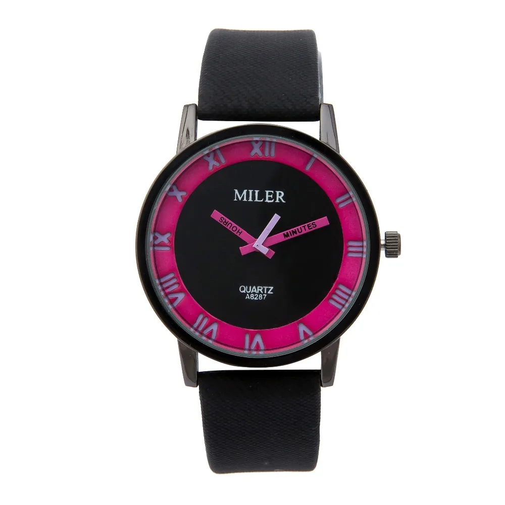 

Reloj Mujer 2016 модные разноцветные женские часы люксовый бренд кожаный ремешок кварцевые часы повседневные наручные часы Relogio Feminino