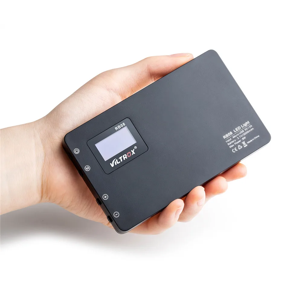 Viltrox RB08 двухцветный 2500K 8500K мини видео светодиодный свет портативный