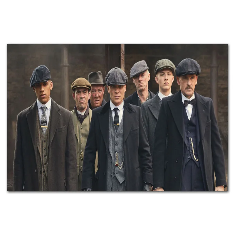 0013 Peaky bliners Cillian Мерфи ТВ-шоу художественный постер Картина Настенная картина домашний декор, плакаты и принты - Цвет: 0013