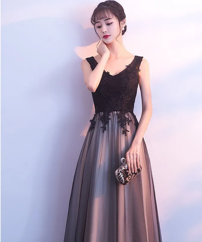 Бальное платье на тонких бретельках иллюзия ручной работы длинное вечернее для