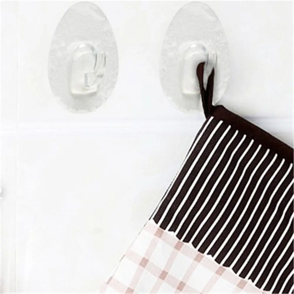 

Egg-Shaped Matte Hook Home Kitchen Bathroom Accessories Utility Hook 1/4/20pcs