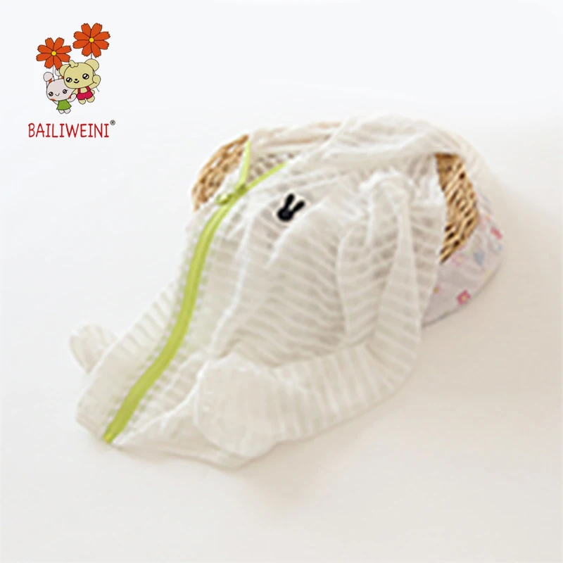 BAILIWEINI summer new children's boys and girls sun protection clothing zipper cardigan hooded thin coat | Детская одежда и
