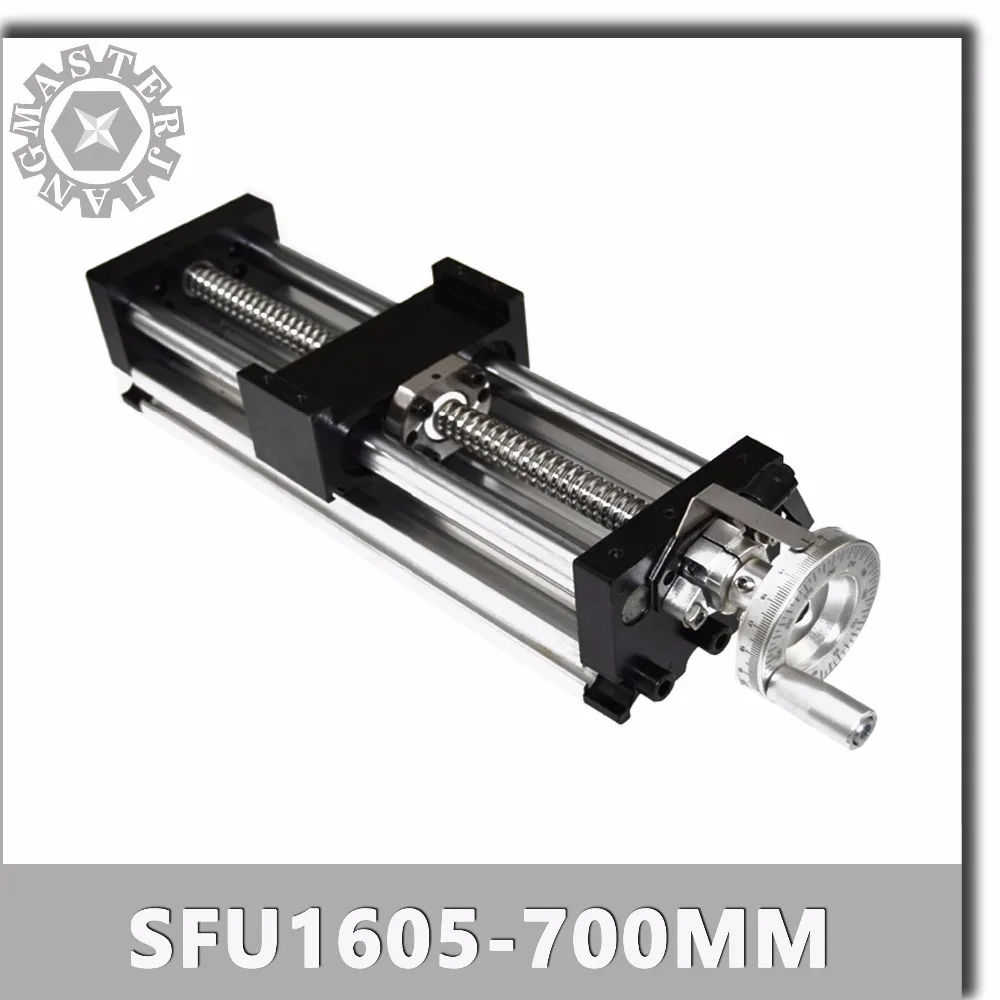 NHK90 SFU1605 700mm линейные направляющие ЧПУ ручной линейный привод таблица модулей
