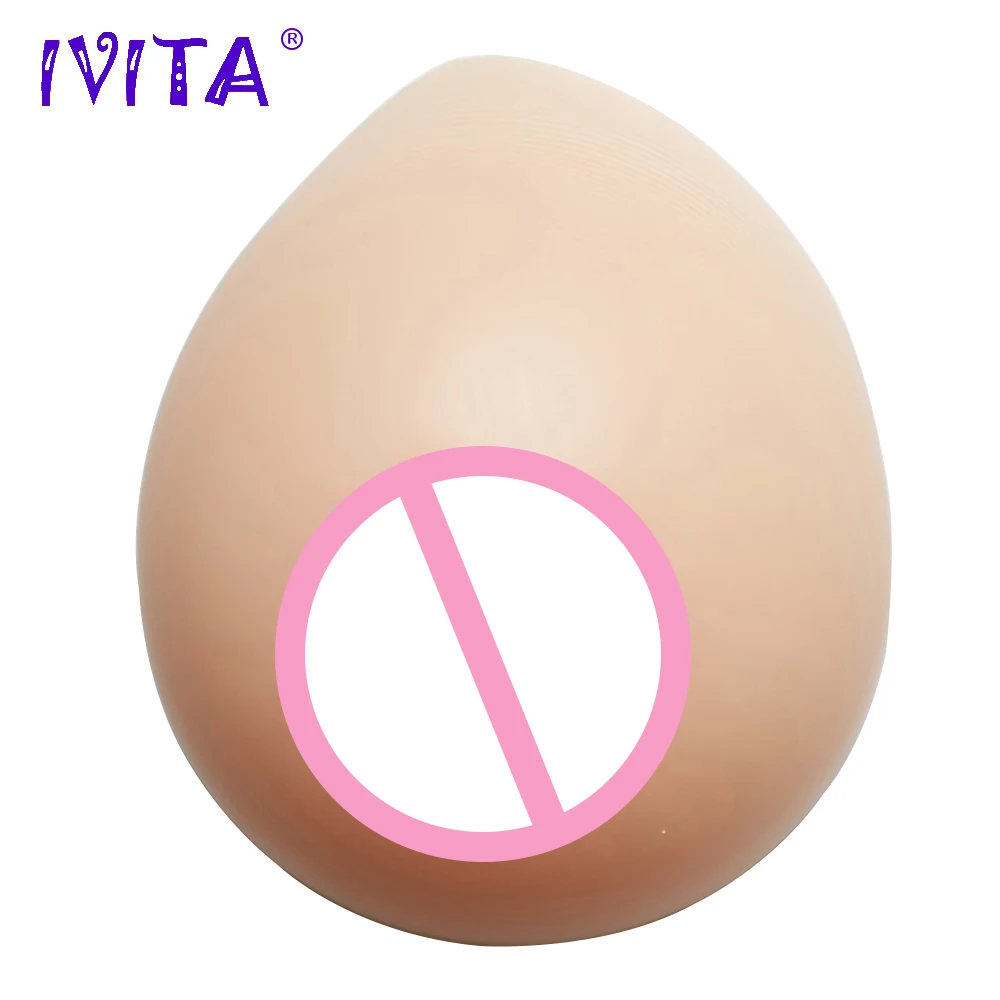 IVITA 1000 г/пара поддельные реалистичные силиконовые формы груди для мастэктомии