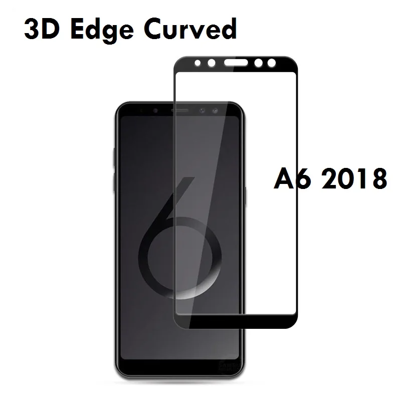 Для Samsung Galaxy A6 A8 2018 A530 3D полное изогнутое защитное стекло закаленное Защита экрана