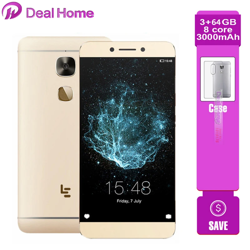 Original LeEco LeTV Le S3 x526 3GB RAM 64GB ROM MSM8976 2.3GHZ 16.0MP 5.5 Inch Octa Core 4G LTE Smart Phone 3000mAh Android 6.0 | Мобильные