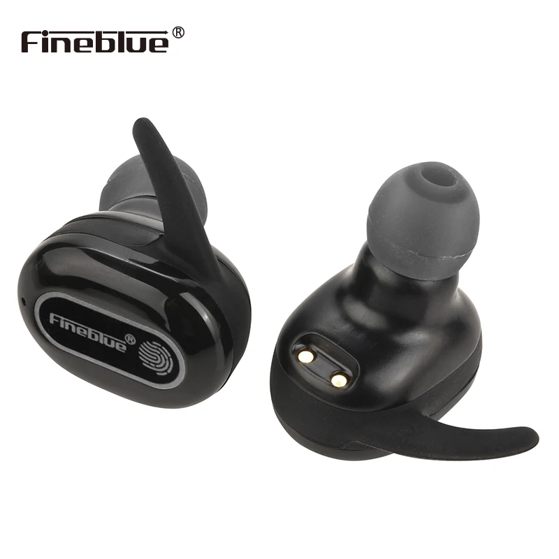 Fineblue R10 наушники-вкладыши TWS с отпечатков пальцев Сенсорный экран Bluetooth наушники HD
