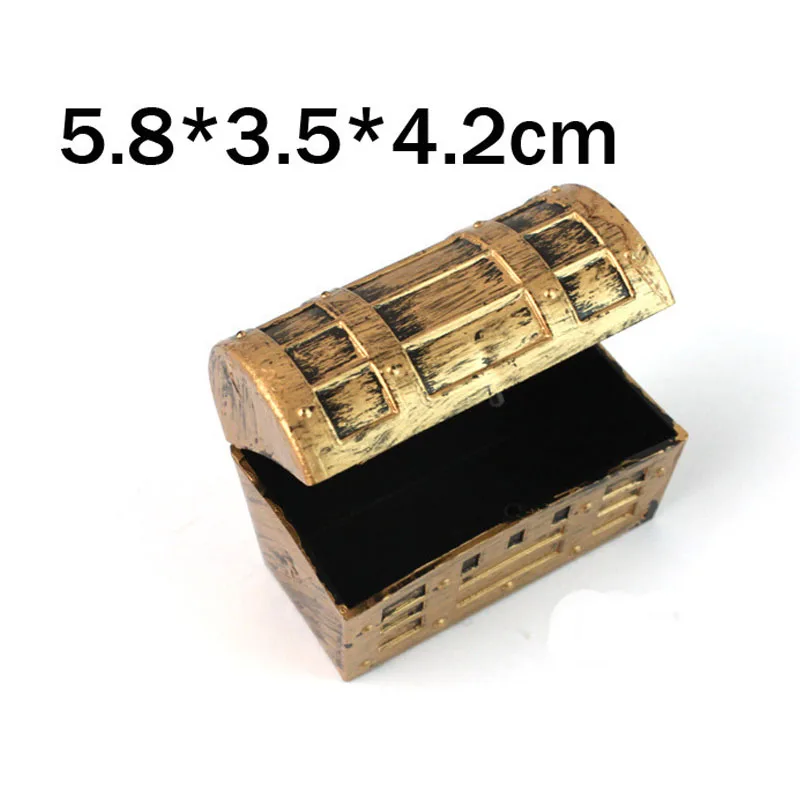 Pirate Jewels Treasure Chest Map Gun Compass Gold Coins Acrylic Crystal Gems Telescope Party Favor Decoration birthday|Сувениры для