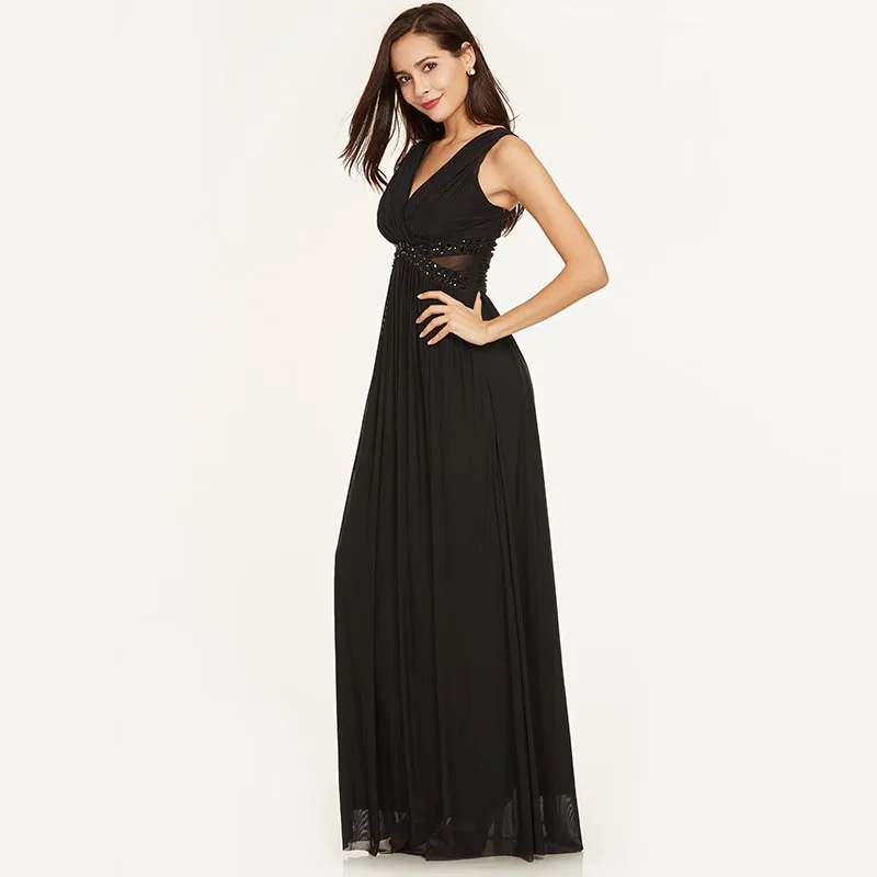 Женское вечернее платье с v образным вырезом и открытой спиной|backless evening dress|formal