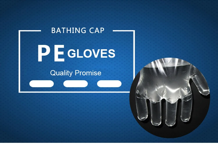 100pcs Disposable Gloves Disposable Plastic Gloves Beauty Salon Thickening Catering Food Grade