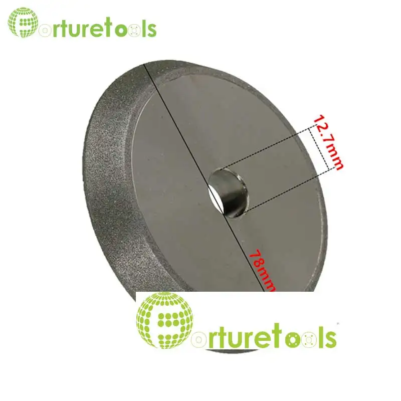 

Taperized Electroplated diamond grinding wheel for tungsten carbide tools sharpening electroplated CBN wheel 1/2 inch hole E017