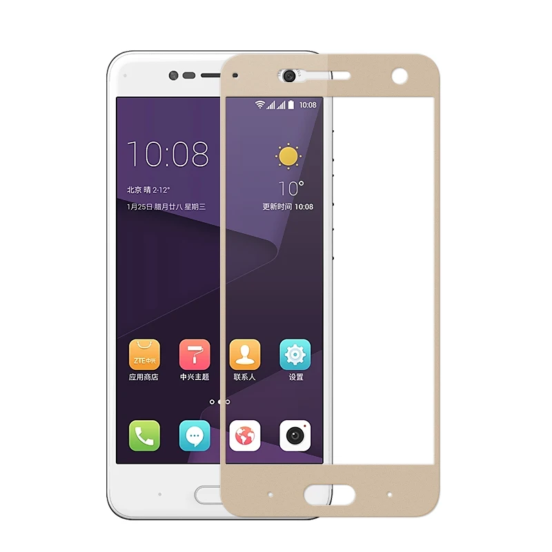3D закаленное стекло для ZTE Blade V8 Полное покрытие экрана Взрывозащищенная защитная