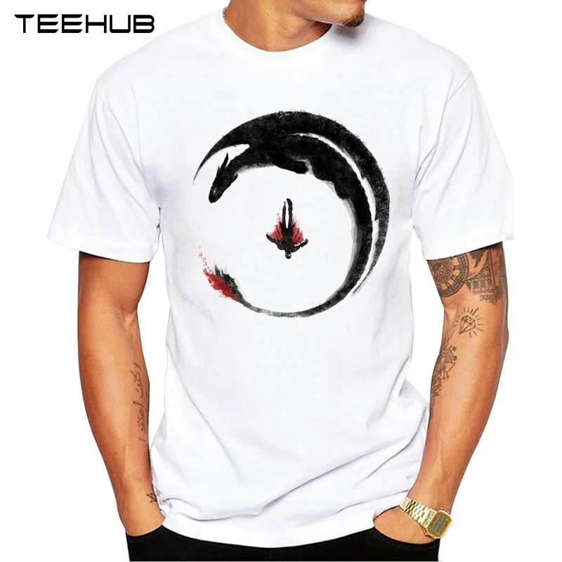 2019 Мужская модная футболка TEEHUB с рисунком эмблемы коротким рукавом хипстерские