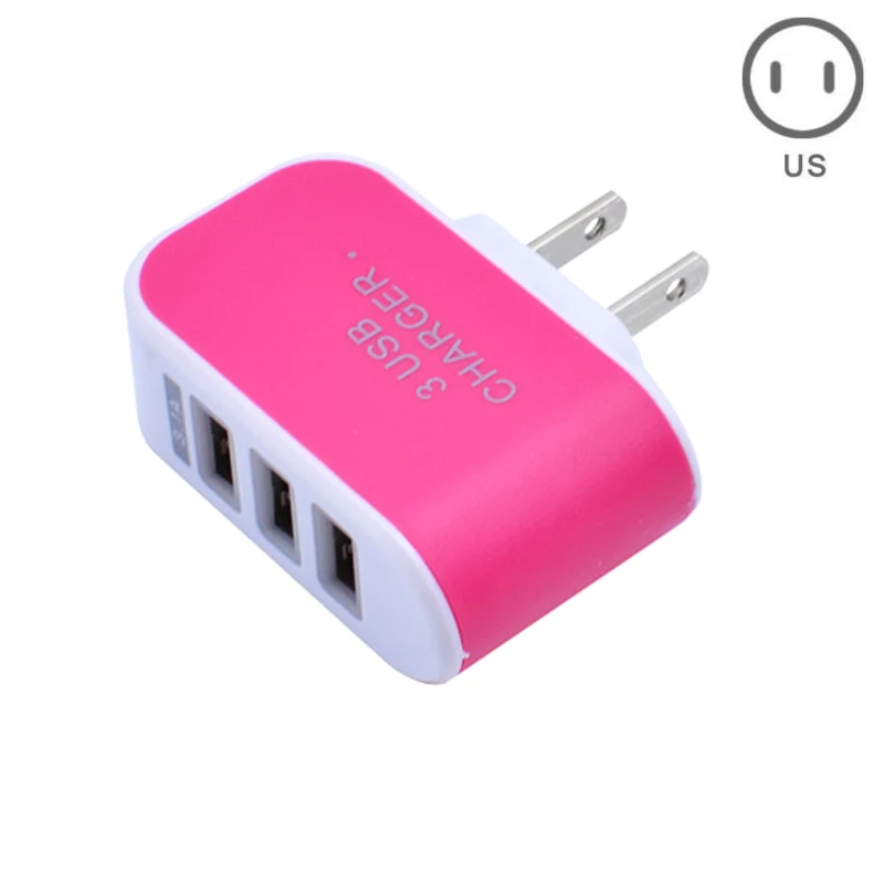 K' вилка настенная зарядная станция 3 порта USB зарядка зарядное устройство