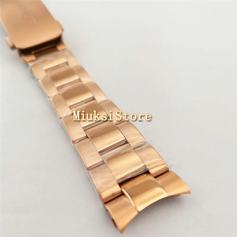 20mm Rose Gold Stainless Steel Band Fit 40mm Mens Wristwatch | Наручные часы