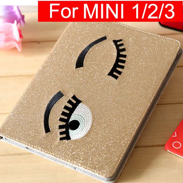 Gold4 for mini123 XMXCZKJ милые блестящие чехол для iPad 2/3/4 Air Air2 9,7 мини, на возраст 1, 2, 3, 4, чехол-книжка смарт-чехол из полиуретановой кожи чехол и функцией автоматической блокировки и разблокировки - Цвет: Gold4 for mini123