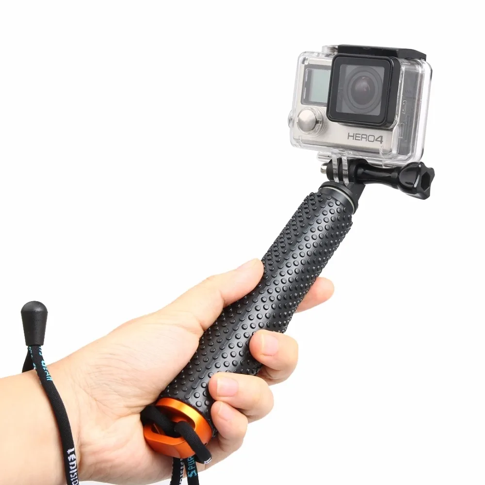 Для спортивной экшн-камеры Go Pro Аксессуары ручной выдвижной полюсный монопод