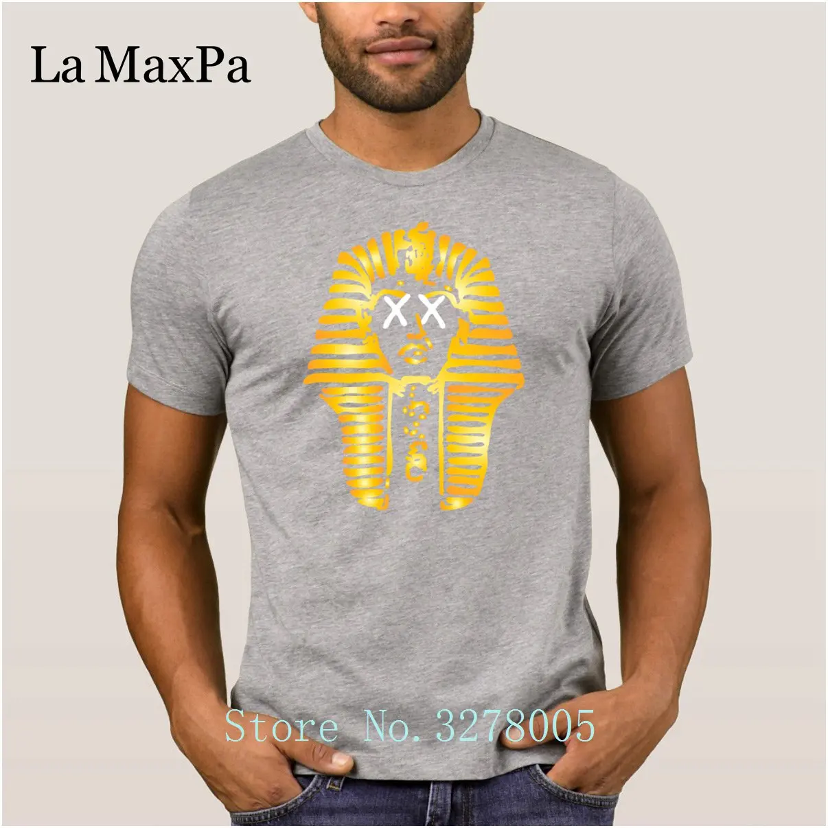 Брендовая мужская футболка La Maxpa X Last King Юмористическая Красивая обычная мужские