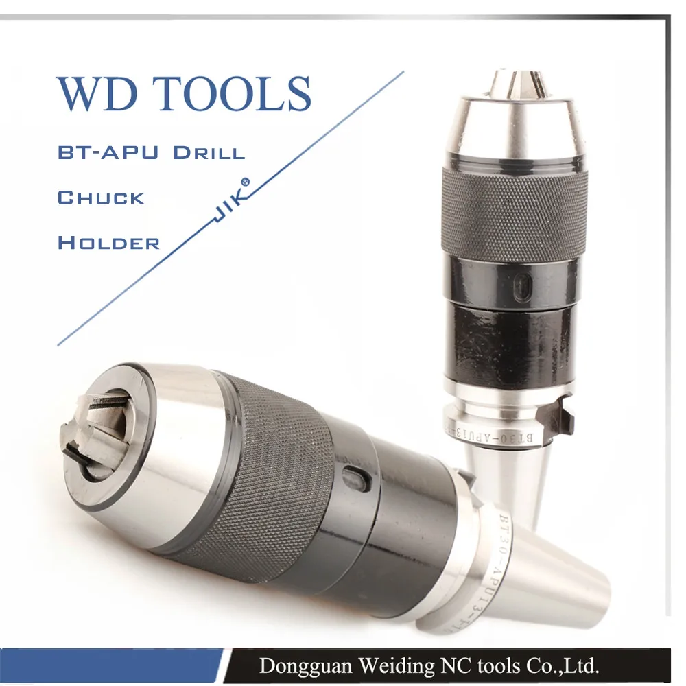 Фото JIK Brand BT/APU keyless drill chuck with high precision 0.05mm good quality tool holder JIK Brand BT/APU keyless drill chuck with high precision 0.05mm good quality tool holder