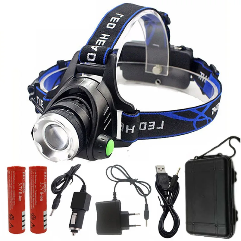Option 8 Litwod Z93 светодиодный налобный фонарь XHP70.2 налобный фонарь 50000LM самый яркий Мощный налобный фонарь для рыбалки фонарь - Испускаемый цвет: Option 8