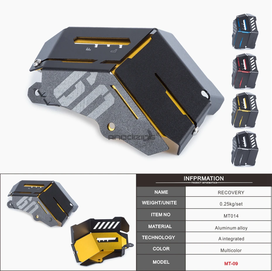 For Yamaha MT-09 FZ-09 MT 09 FZ 2014 2015 2016 Coolant Recovery Tank Shielding Cover | Детали для мотоциклов