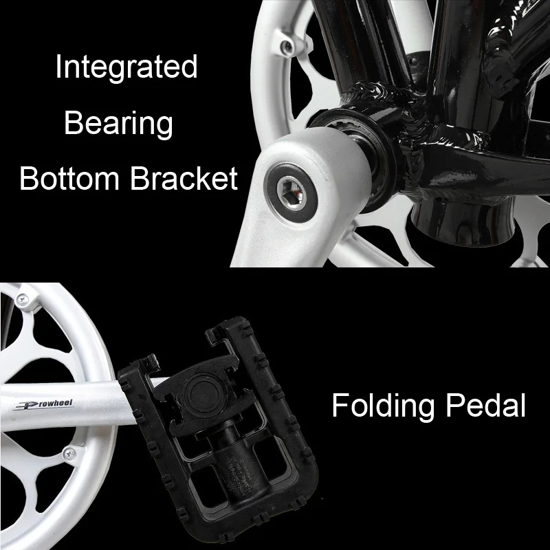 QF600 20&quot Folding Ebike 48V 12Ah/18Ah Battery Aluminum Frame Electric Bike Foldable Pedal Disc Brake Bicycle | Спорт и