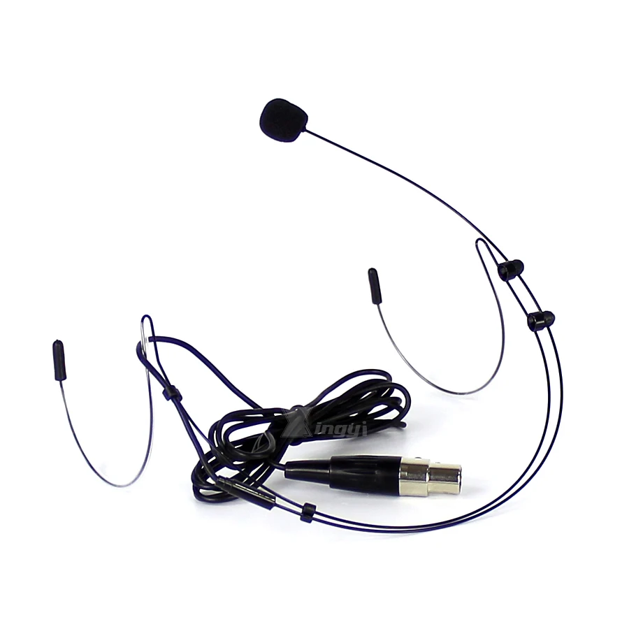 Проводные наушники вкладыши Mini XLR 3 Pin TA3F гарнитура с конденсаторным микрофоном