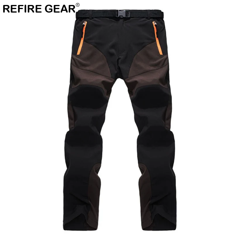 Refire gear летние уличные спортивные брюки мужские быстросохнущие водонепроницаемые дышащие походные брюки эластичные треккинговые походные брюки