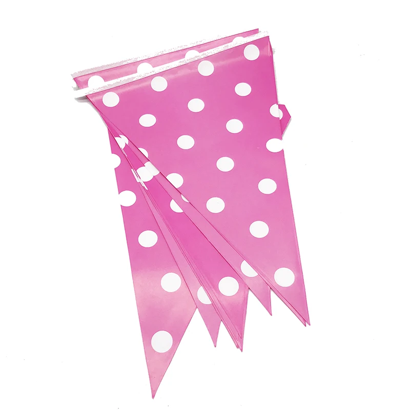 51 шт./упак. горошек тема одноразовые вечерние комплекты розового цвета с узором в