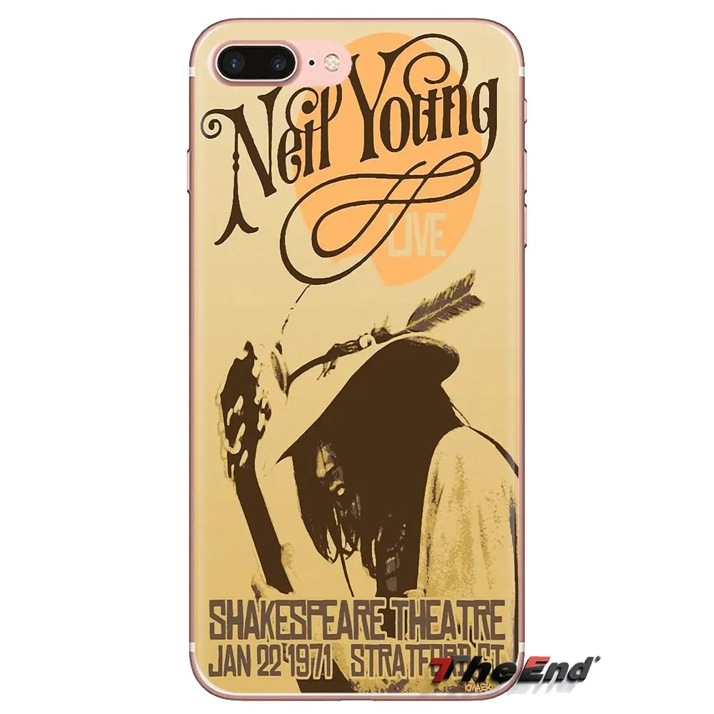 For Huawei G7 G8 P7 P8 P9 P10 P20 P30 Lite Mini Pro P Smart Plus 2017 2018 2019 Neil Young Music Art Transparent TPU Case Covers |