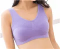 violet BoyaoMax Женский спортивный жилет для йоги Весна Лето Женский бесшовный спортивный бюстгальтер AHH пуш-ап для бега Упаковка из ОПП - Цвет: violet