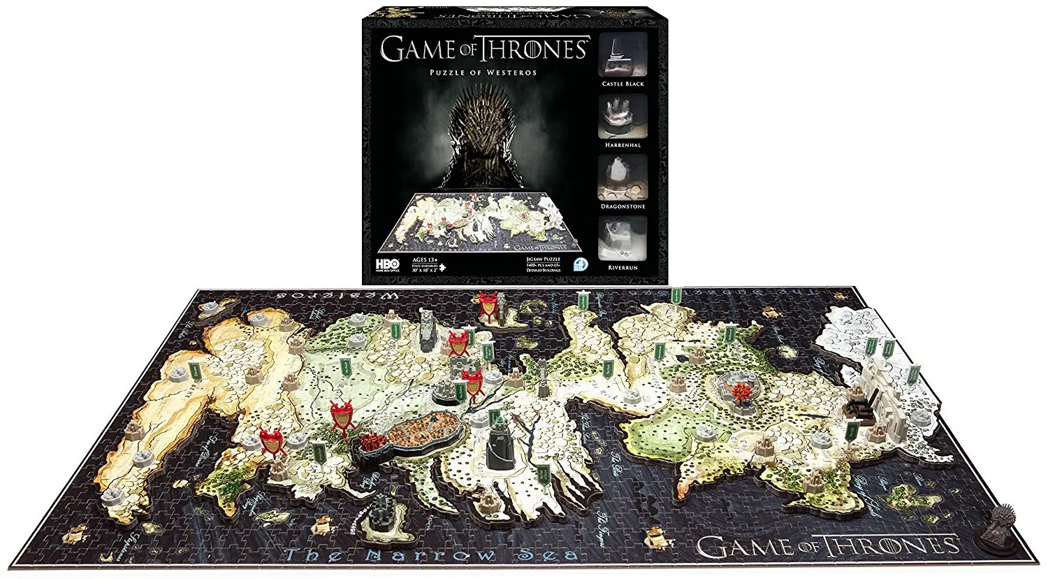 Игра престолов 3D Puzzle Вестероса Игрушечные лошадки 1400 + шт|puzzle game of thrones|game thrones