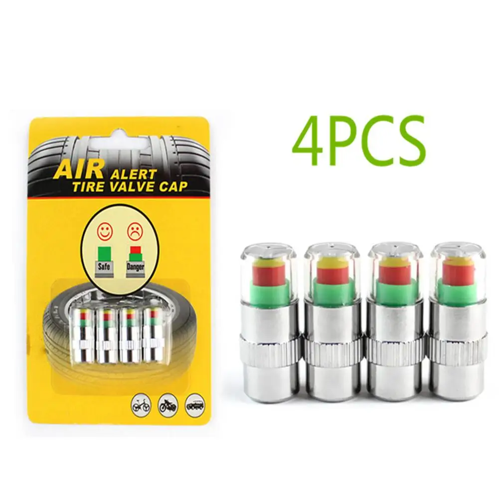 4pcs /set 2.4Bar 36PSI Car Auto Tire Pressure Monitor Valve Stem Caps Sensor Indicator Eye Alert Diagnostic Tools Kit | Автомобили и