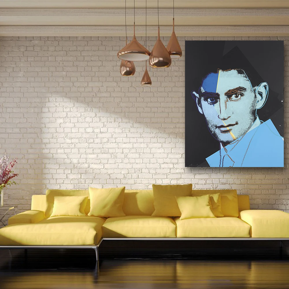 HDARTISAN Andy Warhol Franz Kafka из десяти портретов иудейских масляных картин на холсте