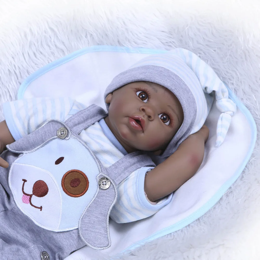 Nicery 20-22 дюймов в переменного тока 50-55 см Bebe Reborn Baby Doll индийский Стиль Мягкий