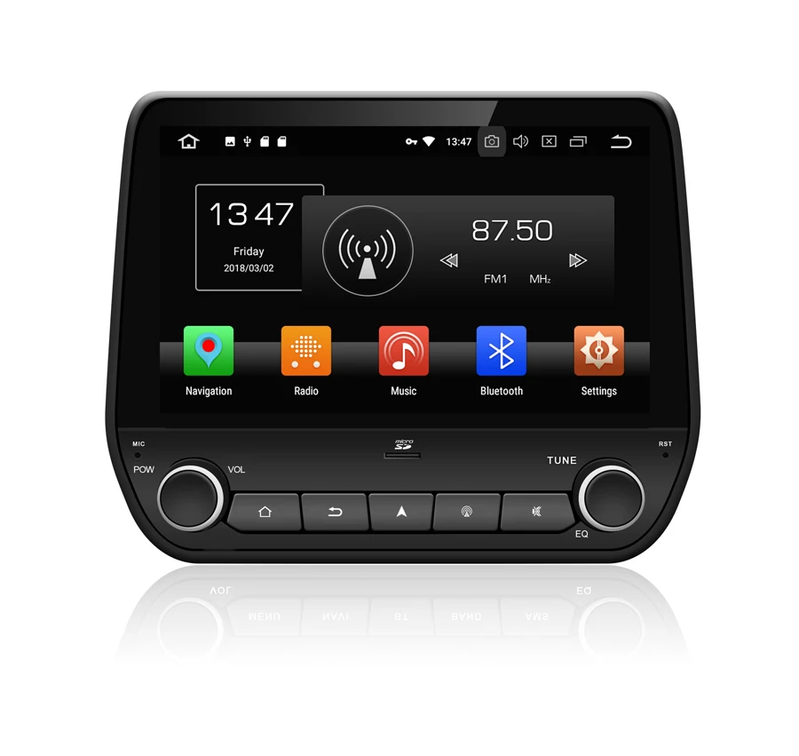 Elanmey Премиум Автомобильный gps навигатор для Ford Ecosport Fiesta 8 ядерный android 8,0 автомобильный dvd-плеер мультимедийное радио головное устройство