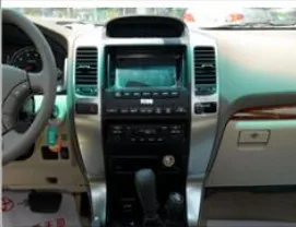 with original navi Tesla стиль Android 7,1 Автомагнитола стерео для Toyota Land Cruiser Prado 120 2002-2009/Lexus GX470 gps навигация без dvd плеера - Цвет: with original navi