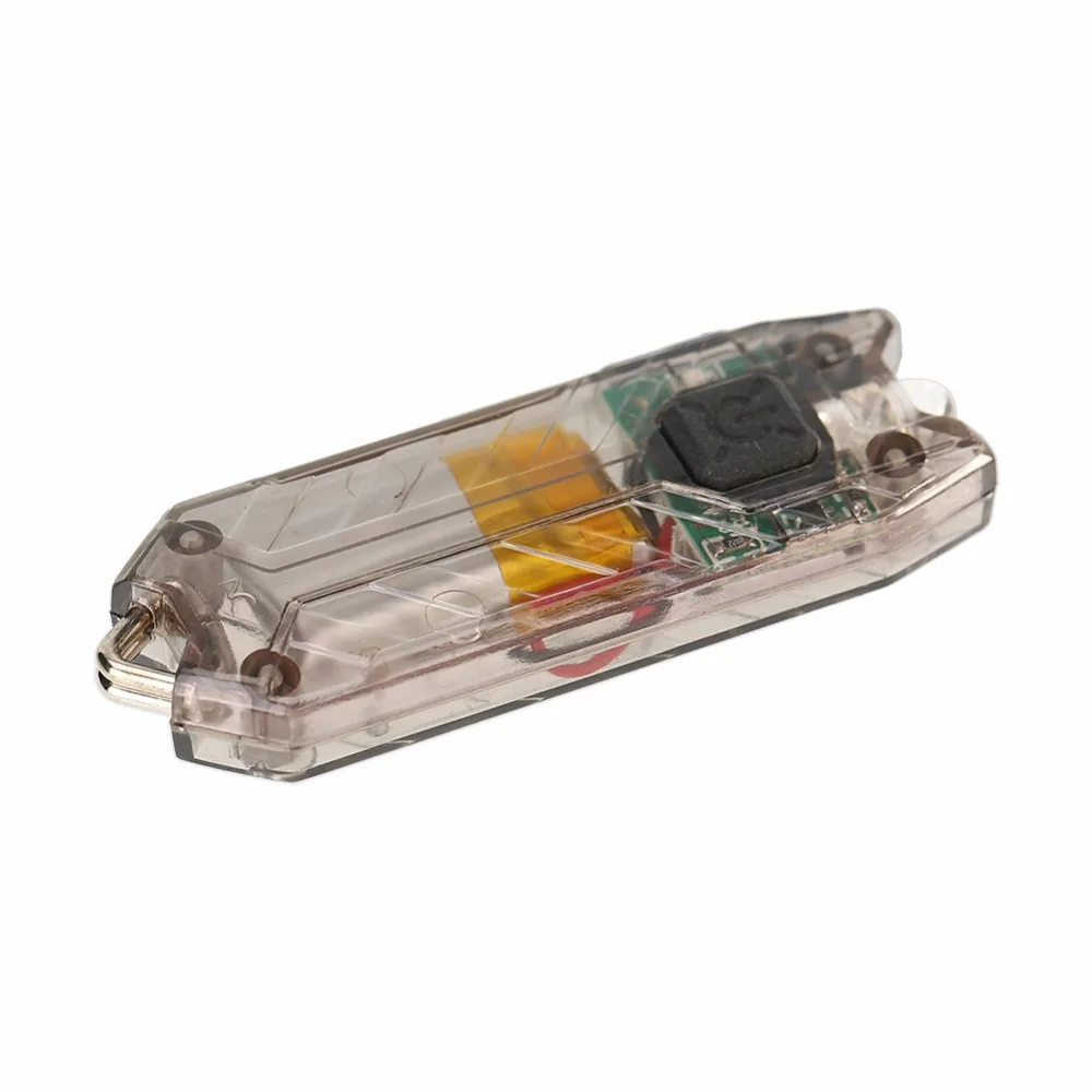 Открытый 45lm Mini-USB брелок-фонарик Перезаряжаемые брелок свет лампы факел разные цвета