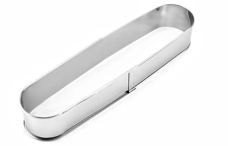 1 шт. выдвижной Овальный мусс из нержавеющей стали набор форм для выпечки тортов