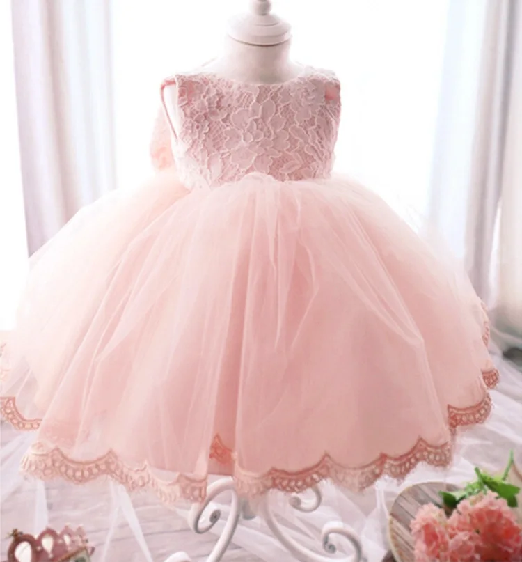 

2017 Summer Baby Girl Dress Toddler Wedding Party Clothing For Infant Flower Girl Princess Tutu vestidos Ball Gown