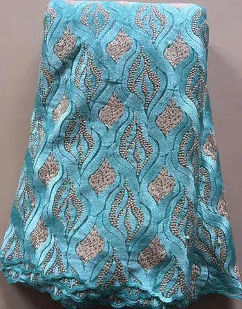 Новинка французское кружево со стразами африканская Тюлевая сетчатая ткань