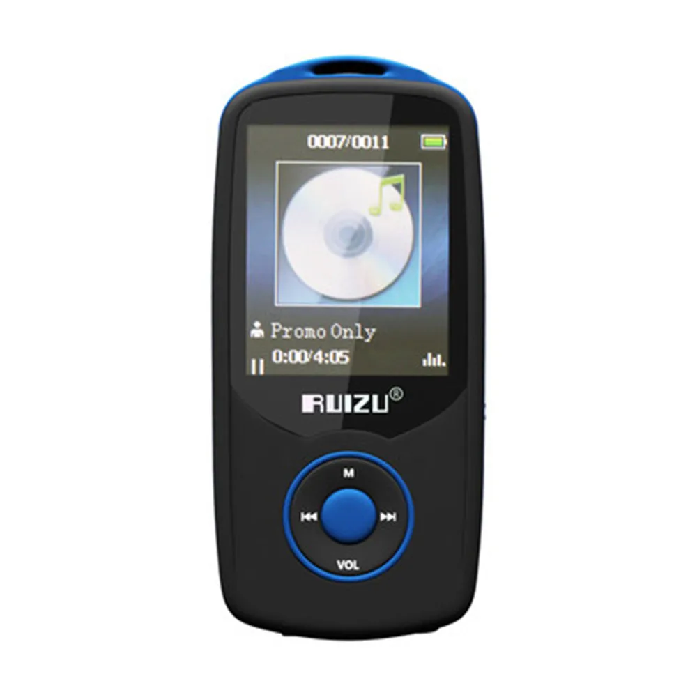 Версия,, RUIZU X06, Bluetooth, MP3, музыкальный плеер с экраном 1,8 дюймов, высокое качество, диктофон, FM радио, walkman