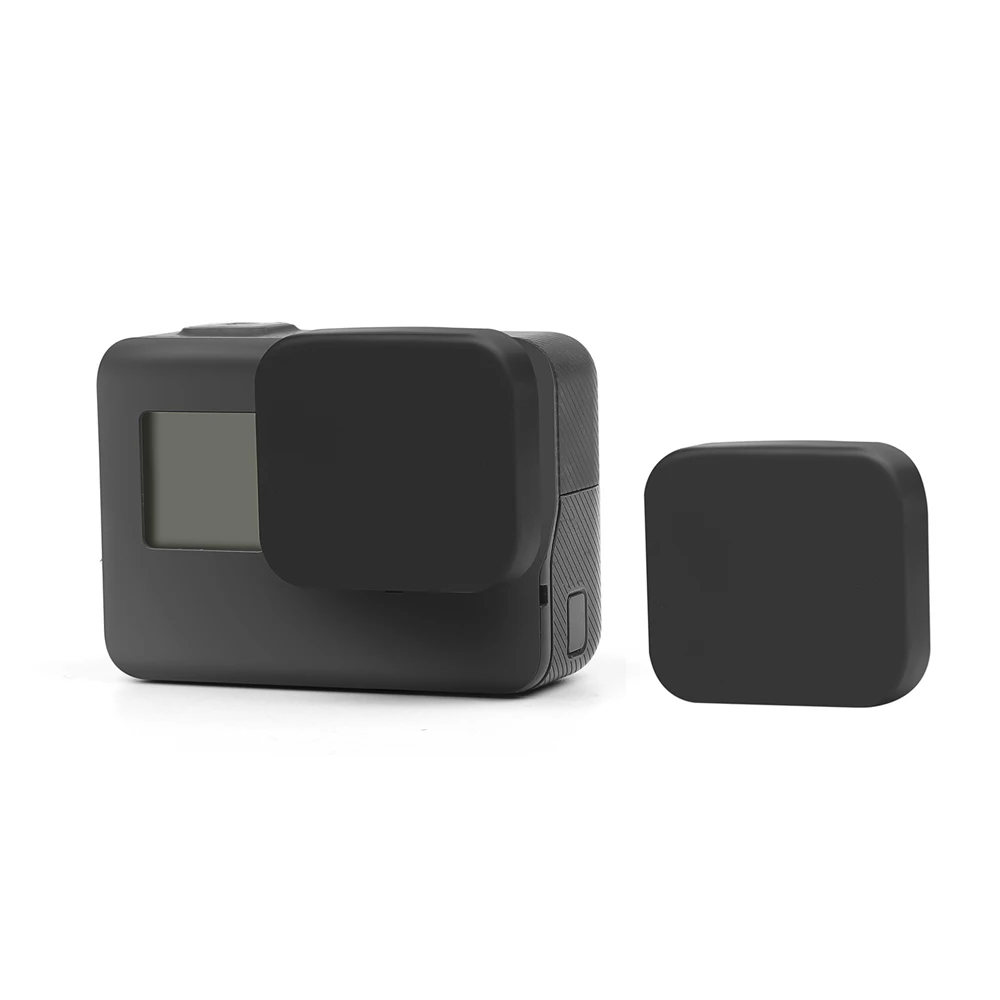Цветная мягкая силиконовая защитная крышка для объектива GoPro Hero 7 6 5, черная камера для Go pro 7 6 5, аксессуары для экшн-камеры