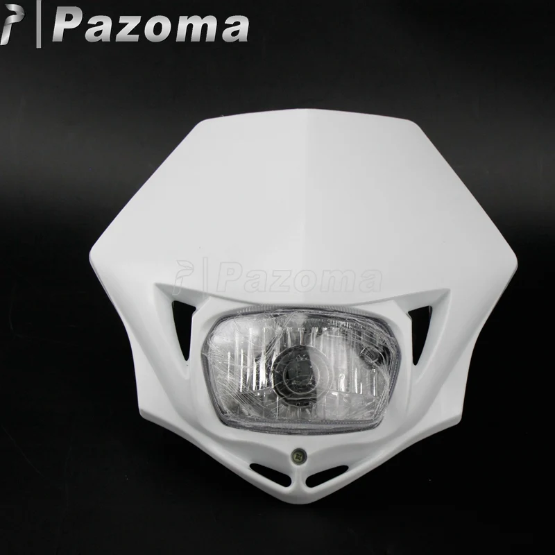 Передняя фара для мотоцикла Suprmoto 12 в 35 Вт белая обтекатель Yamaha Honda Suzuki RMX WR 450 250 YZ TTR